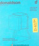 Donaldson-Donaldson CEN Series Liqua Pac Centrifuge, Install and Operations Manual 1975-CEN-01